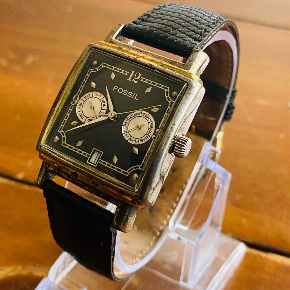 1995 FOSSIL CHRONOGRAPH TG-4015 (001433)